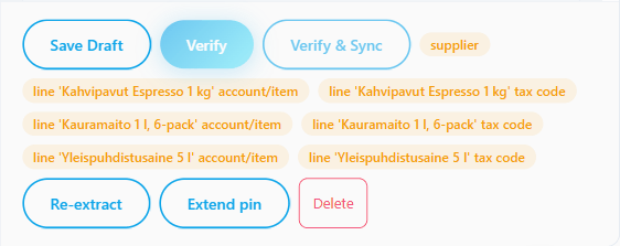 The notes that block verifying
